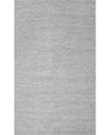 Nuloom Textures Handwoven Caryatid Solid 5' X 8' Area Rug In Gray
