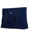 Badgley Mischka Nylon Travel Tote Weekender Bag In Blue