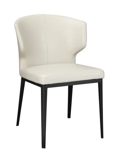 Moe's Home Collection Set Of 2 Delaney Side Chairs In White