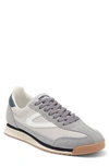 Tretorn A-rawlins Colorblock Suede Retro Sneakers In Grey/white