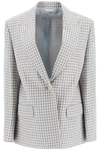 ACNE STUDIOS ACNE STUDIOS GINGHAM LINEN VISCOSE BLAZER