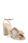 Loeffler Randall Camellia Knotted Sandal In Champagne