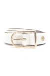 Kate Spade Leather Belt In Cream