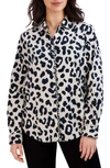 FOXCROFT CHEETAH PRINT SHIRT