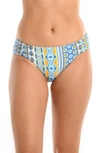 LA BLANCA LA BLANCA SCARF REVERSIBLE TAB BIKINI BOTTOMS