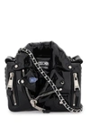 MOSCHINO MOSCHINO INFLATABLE EFFECT BIKER BAG