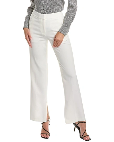 Elie Tahari High-waist Trouser In White