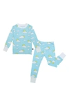 PEREGRINEWEAR PARTLY CLOUDY PRINT FITTED TWO-PIECE PAJAMAS