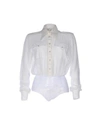 ALESSANDRA RICH Lace shirts & blouses