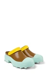 Camperlab Clogs For Unisex In Medium Brown