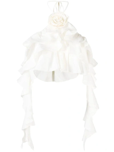 Blumarine Top  Woman Color White In White/natural