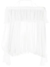Blumarine Top Bianco In N Bianco Naturale