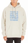 Hvman Graphic Pullover Hoodie In Cream
