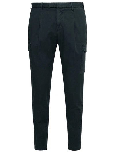 Pt01 Pantalone Lambda Cargo Trousers In Navy