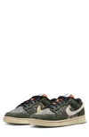 Nike Dunk Low Retro Se Rainbow Trout Casual Shoes In Sequoia/ Alabaster/ Orange