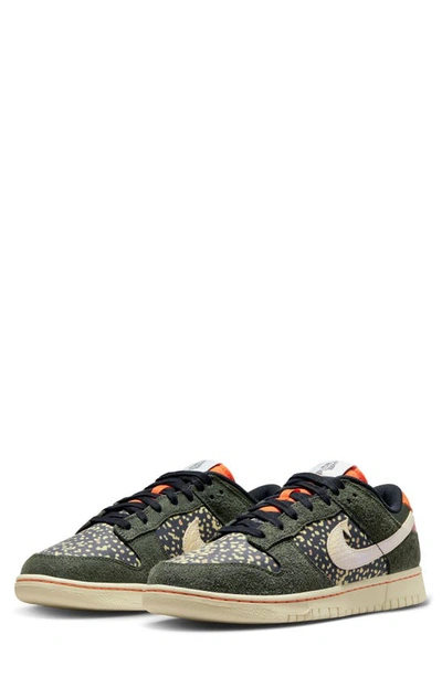 Nike Dunk Low Retro Se Rainbow Trout Casual Shoes In Brown