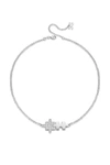 CLASSICHARMS SILVER JIGSAW PUZZLE NECKLACE