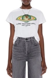 Mother The Boxy Goodie Goodie Globe Trotters Tee Shirt In Multi