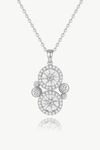 CLASSICHARMS SILVER WHEEL OF FORTUNE NECKLACE