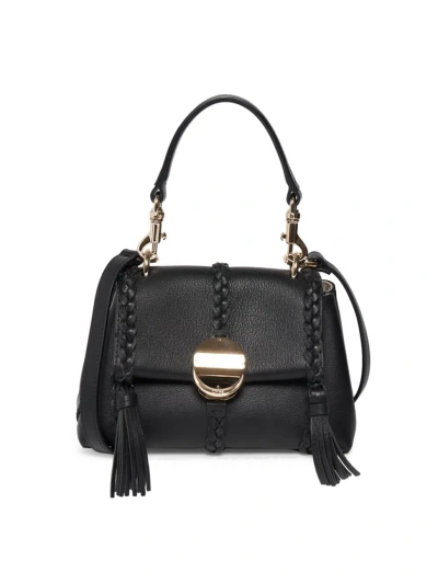 Chloé Women's Small Penelope Leather Shoulder Bag In Black