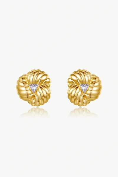 CLASSICHARMS CLOVER STUD EARRINGS