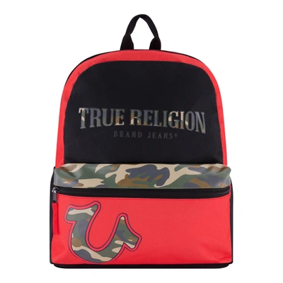 True Religion Boys 16" Backpack Multi Color In Red