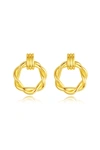 CLASSICHARMS ELÉA TWISTED HOOP EARRINGS