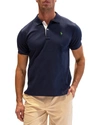 Tailorbyrd Classic Pique Performance Polo Shirt In Blue