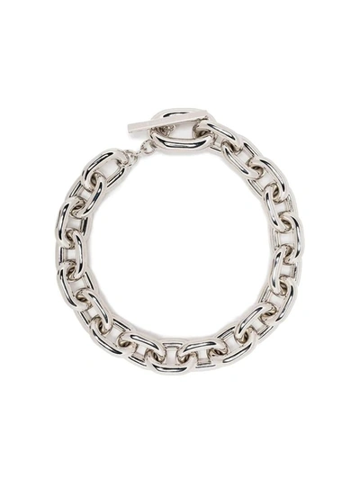 Rabanne Collier Xl Link Aus Silberfarbenem Messing In P Silver