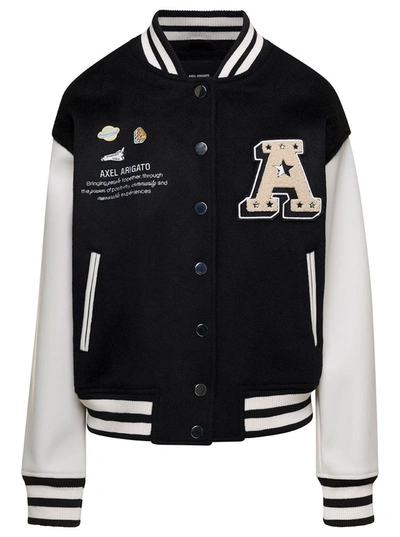 Axel Arigato Space Academy Varsity Jacket In Black