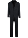 Luigi Bianchi Gray Virgin Wool Suit In Grey