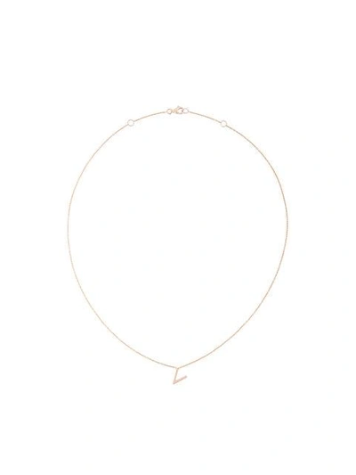 Alinka Id Necklace In Rose Gold