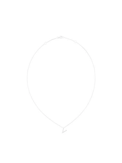 Alinka Id Necklace In White Gold
