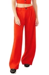 GSTQ LUXE WIDE LEG TROUSERS