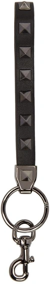 VALENTINO GARAVANI Black Valentino Garavani Rockstud Keychain