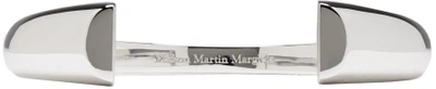 Maison Margiela Fine Chevaliere Split Bracelet In Metallics. In 925 Silver