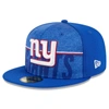 New Era Royal New York Giants 2023 Nfl Training Camp 59fifty Fitted Hat In Royal
