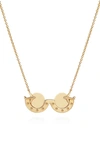 Nevernot Travel Sunglasses Pendant Necklace In Gold 1