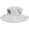 New Era White Tennessee Titans 2023 Nfl Training Camp Panama Bucket Hat In White
