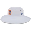 New Era White Denver Broncos 2023 Nfl Training Camp Throwback Panama Bucket Hat In White