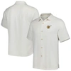 TOMMY BAHAMA TOMMY BAHAMA WHITE SAN DIEGO PADRES SPORT TROPIC ISLES CAMP BUTTON-UP SHIRT