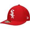 New Era Scarlet Chicago White Sox Low Profile 59fifty Fitted Hat In Scarlet