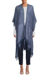 Saachi Raven Sequin Wrap In Blue