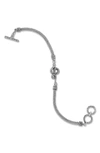Samuel B. Sterling Silver Snake Bracelet In Silver