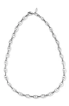 Samuel B. Sterling Silver 18" Mariner Chain Necklace In Silver