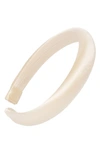 L ERICKSON PADDED SILK CHARMEUSE HEADBAND