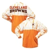 FANATICS FANATICS BRANDED ORANGE CLEVELAND BROWNS VINTAGE BAMBOO SPIRIT JERSEY LONG SLEEVE T-SHIRT