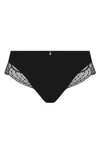 Elomi Priya Full Figure Brazilian Briefs In Black