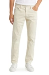 AG EVERETT SUEDED STRETCH SATEEN STRAIGHT FIT PANTS