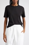 Alexander Wang Essential Cotton Jersey T-shirt In Black